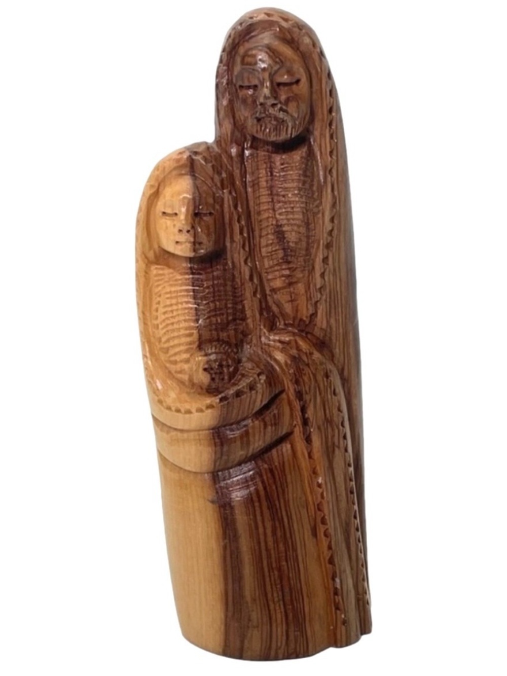 Holy Family Wooden Hand Carved Figures